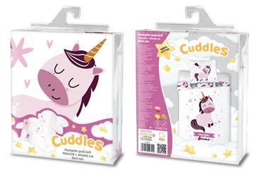 Baby Magisk Unicorn Junior Sengetøj 100x135 cm - 100 procent bomuld-2