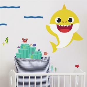 Baby Shark Gigant Wallstickers