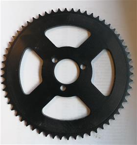 Bagtandhjul 58T (Til EL Dirt Bike 350W 24V)