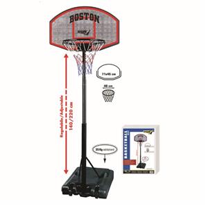Basketball Kurv ''Boston'' 140/220 cm på stander