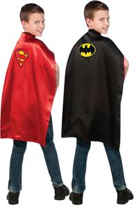 Batman og Superman 2-i-1 Vendbar Udklædning
