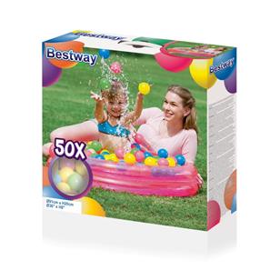 Bestway Boldebad med 50 bolde PINK-3