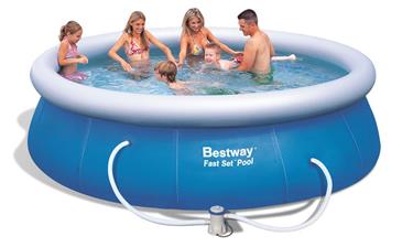  Bestway Fast Set Pool 366x91cm m/filter pumpe