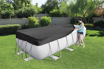 Bestway  Overdækning 404 x 201 cm + 412 x 201cm Power Steel Frame Pools-3