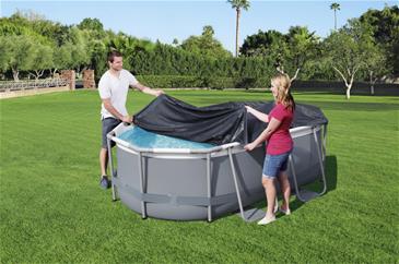 Bestway Overdækning 305 x 200 x 84 cm til Power Steel Frame Pools -3