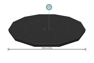 Bestway Overdækning 366cm til Steel Pro / Fast Set Pools-3
