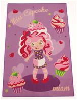 Børnetæppe Miss Cupcake 120x80