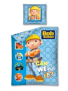 Byggemand Bob Sengetøj (100 procent Bomuld)
