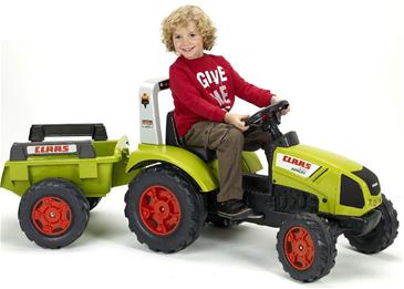 Claas Arion Pedal-Traktor m/anhænger