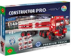 Constructor Pro Premium Lastbil 10-i-1 Metal Konstruktionsbyggesæt