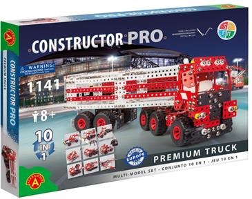 Constructor Pro Premium Lastbil 10-i-1 Metal Konstruktionsbyggesæt