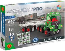 Constructor Pro Super Lastbil 10-i-1 Metal Konstruktionsbyggesæt