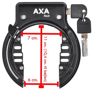 Cykellås AXA Rock sort, Forsikringsgodkendt-3