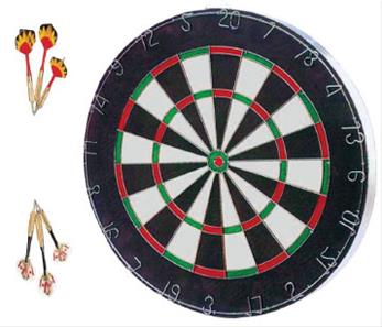 Dartspil ''PUB'' 46cm m/6 pile