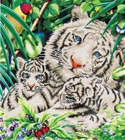 Diamond Dotz 52 X 52 cm - White Tiger