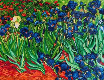 Diamond Dotz 71 x 56 cm - IRISES (VAN GOGH)