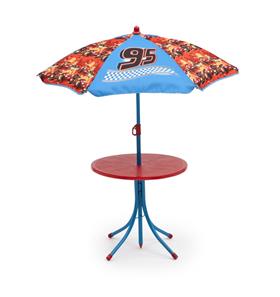 Disney Biler / Cars McQueen Havesæt med stole og parasol-3