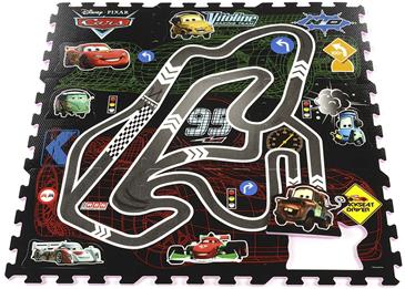 Disney Biler Lege skummåtte gulv til børn