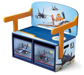 Disney Flyvemaskiner 3-i-1 bænk / bord / opbevaring
