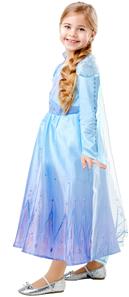 Disney Frost 2 ELSA Deluxe Kjole Udklædningstøj (3-10 år)-2