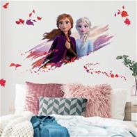 Disney Frost 2 Elsa og Anna Wallstickers