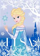 Disney Frost Elsa Tæppe til børn 02 - 95 x 133 cm