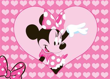 Disney Minnie Mouse Børne Tæppe Design 24 - 95 x 133 cm