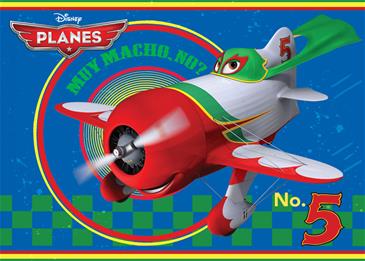 Disney Planes / Flyvemaskiner Number 5 tæppe 133x95