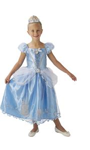 Disney Prinsesse Askepot Deluxe Kjole Udklædningstøj (3-9 år)-2