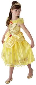 Disney Prinsesse Belle Deluxe Kjole Udklædningstøj (3-9 år)-2