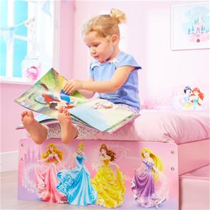 Disney Prinsesse Junior Træ seng m/opbevaring (140cm)-10