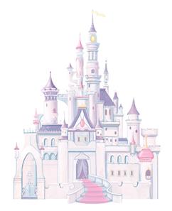 Disney Prinsesse Slot Gigant Wallsticker-3