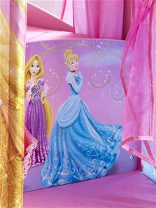 Disney Prinsesse Slot / Himmelseng Junior børneseng (140cm)-4