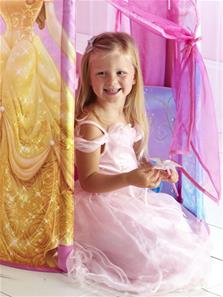 Disney Prinsesse Slot / Himmelseng Junior børneseng (140cm)-6