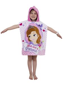 Disney Prinsesse Sofia Poncho Badehåndklæde med hætte