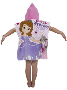 Disney Prinsesse Sofia Poncho Badehåndklæde med hætte-2