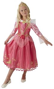 Disney Prinsesse Tornerose Deluxe Kjole Udklædningstøj (3-9 år)