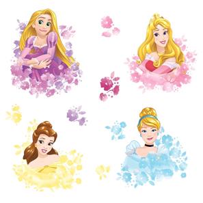 Disney Prinsesse med blomster Wallstickers-2