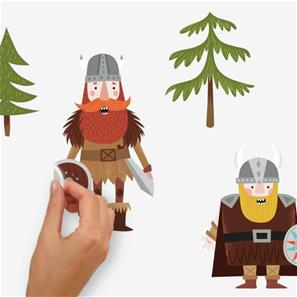 Drager og vikinger wallstickers-4