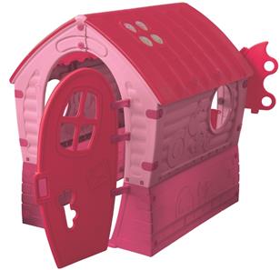 Dream House Plast Legehus, Pink-2