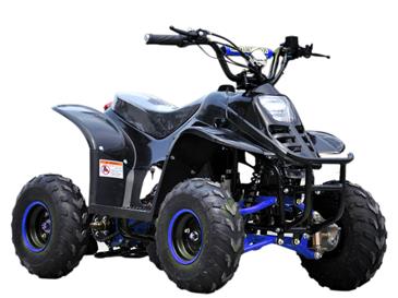 EL ATV Batteri-drevet 800W 36V Blå-2