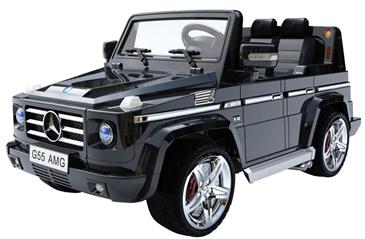Mercedes SUV G55 Elbil til Børn 12V m/fjernb., Sort