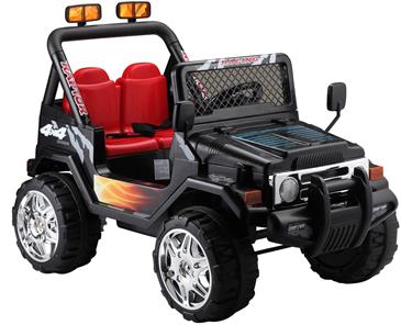 EL Børne Adventure Jeep 12V m/remote, Rød