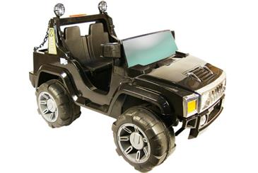 EL Børne Jeep Force, Sort 12V m/fjernbetjening