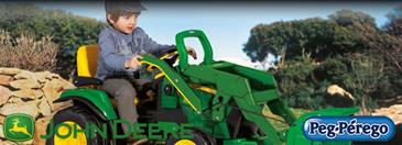 John Deere Ground Loader EL Traktor med frontskovl 12V-7