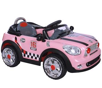 EL Børne bil Mini Carbriolet 12v, Pink m/fjernbetjening
