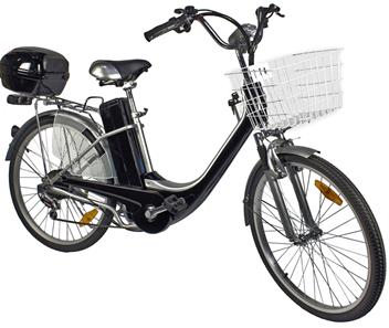 EL-Cykel Sort m/6 Shimano gear