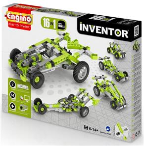 Engino Inventor 16-i-1 Byggesæt: Biler