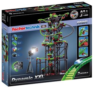 Fischertechnik Profi Dynamic XXL Kuglebane (1360 dele)