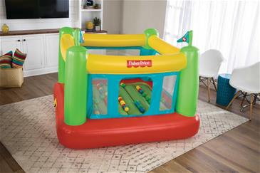 Fisher-Price Hoppe-borg  175 x 173 x 135 cm inkl. bolde og el pumpe-5